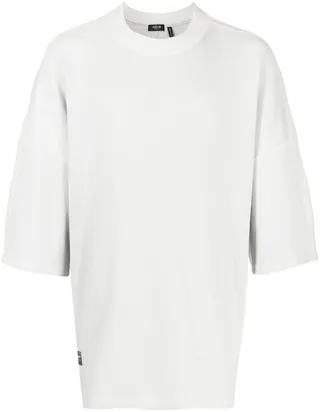drop-shoulder cotton T-shirt