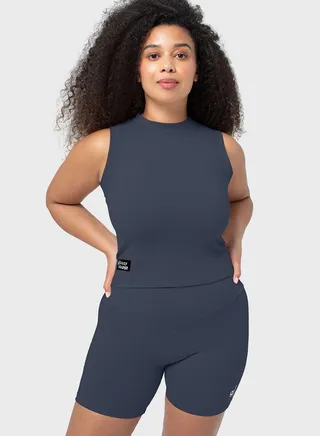 Sustainable High Neck Tank Top 