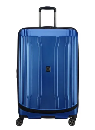 Delsey Cruise 80cm Hardcase 4 Double Wheel Check-In Luggage Trolley Blue 