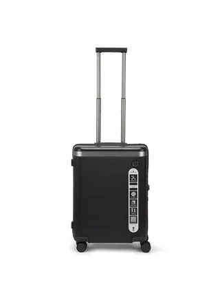 Echolac Dynasty 55cm Hardcase Non-Expandable 4 Double Wheel Cabin Luggage Trolley Vulcan Grey - PC142 20 VULCAN GREY 