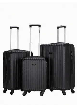 Luggage Bag Set of 3 PCS ABS Hard Side Trolley Bags with 360° Rotational Wheels and Lockable System Top Quality Travel Bag 