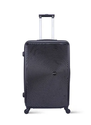 Astro Cabin Size ABS Hardside Spinner Luggage Trolley 20 Inch Black 