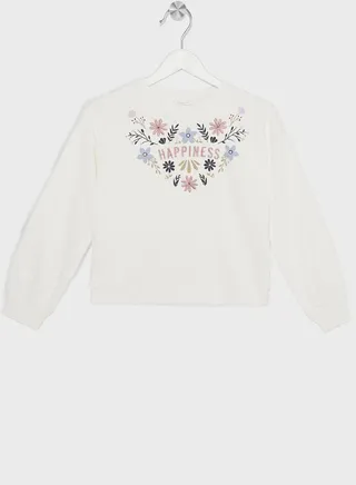 Kids Graphic Print Sweatshirt 