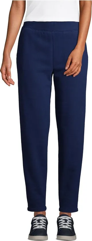 Lands' End Women's Petite Serious Sweats Ankle Sweatpants
