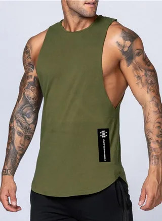 Right Long Marker Sports Vest Green 
