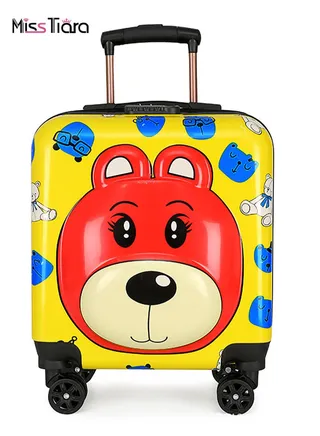 Kids Roller Duffle Bag Travel Quiet Spinner Wheel Luggage 18 Inch Travel and School Roller Case 