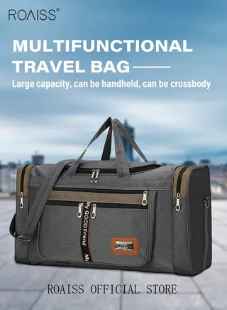 Waterproof Foldable Travel Bag for Short Trips - Large-Capacity Shoulder Bag for Men and Women, Ideal for Boys and Girls, Versatile and Stylish, Fits All Your Travel Needs 