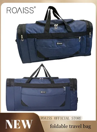 Large-Capacity Shoulder Bag Outdoor Sports Portable Clothing Storage Bag Can Be Folded for Short Trips 