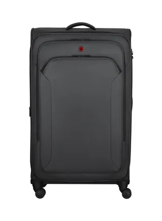 Wenger Vibrave 81cm Large Softcase 4 Double Wheel Expandable Check-In Luggage Trolley Anthra - 612556 