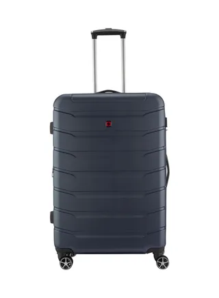 Wenger Vaiana Medium Hardside Expandable 78cm Check-In Luggage Trolley Navy Blue - 612356 