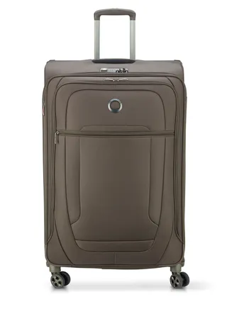 Delsey Helium DLX 2.0 83cm Softcase 4 Double Wheel Expandable Check-In Luggage Trolley Mocha 