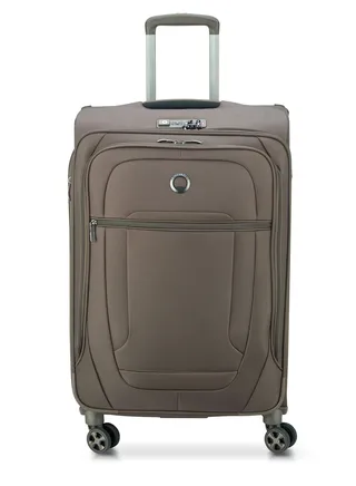 Delsey Helium DLX 2.0 71cm Softcase 4 Double Wheel Expandable Check-In Luggage Trolley Mocha 