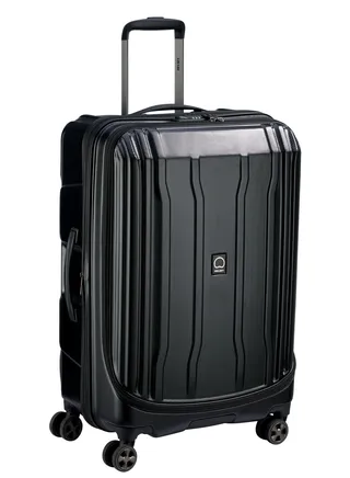Delsey Cruise 70cm Hardcase 4 Double Wheel Check-In Luggage Trolley Black 