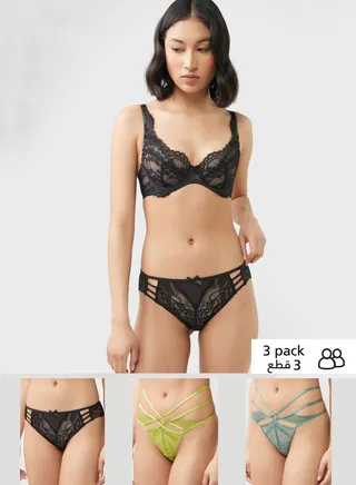 6 Pack High Leg Brief 