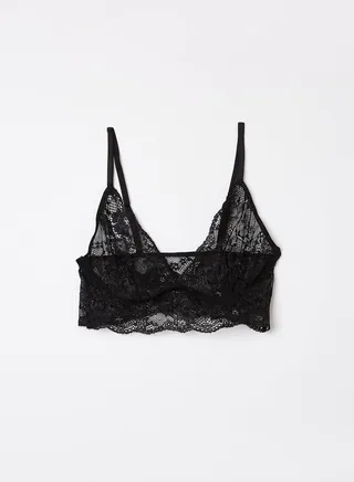 Lace Bralette Black 