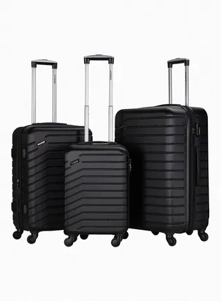 Luggage Bag Set of 3 PCS ABS Hard Side Trolley Bags with 360° Rotational Wheels and Lockable System Top Quality Travel Bag 