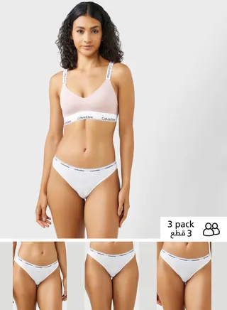 3 Pack Logo Brief