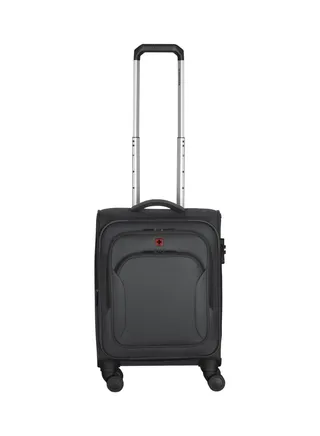 Wenger Vibrave 46cm Softcase 4 Double Wheel Expandable Cabin Luggage Trolley Anthra - 612552 