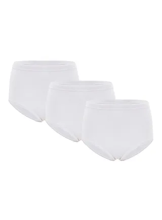 Pack Of 3 Cotton Briefs BY1818LW White 