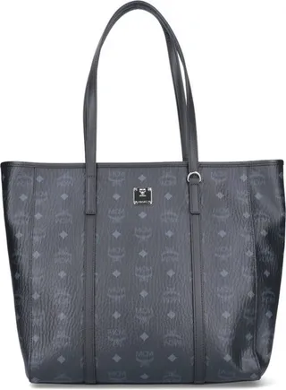 MCM Toni Visetos Shopper Tote Bag
