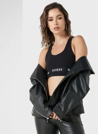 Printed Sports Bra