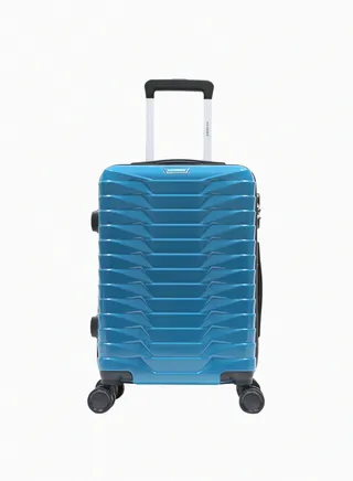 ABS+PC Spinner  Wheels Trolley Luggage Number Lock Smart Carry On Suitcase 20 Inches 