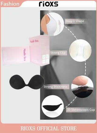 Adhesive Bra Push Up Invisible Bra Silicone Bra Cups for Wedding Strapless Dress 