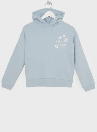 Kids Embroidered Hoodie 