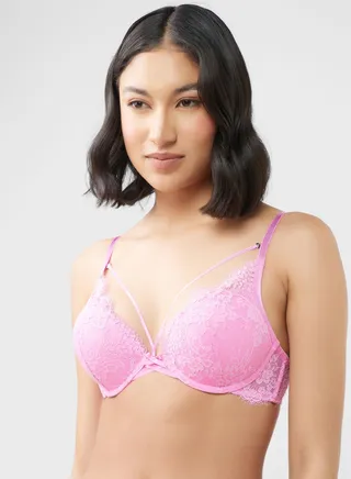 Pushup Lace Detail Bra 
