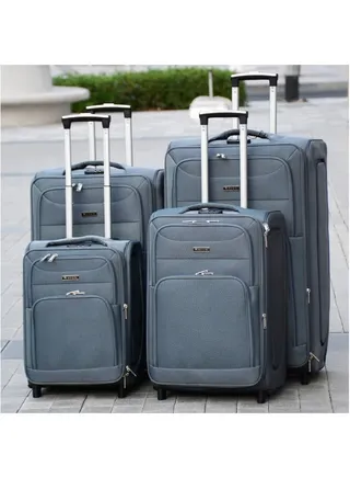 4 Pieces ABS Hardside Spinner 2 Wheels Trolley Luggage Set  20/24/28/32 Inch 