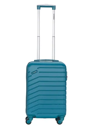 Single Hardside Spinner ABS Trolley Luggage With Number Lock 20 Inches 