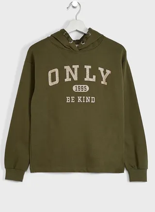 Kids Glitter Logo Hoodie 