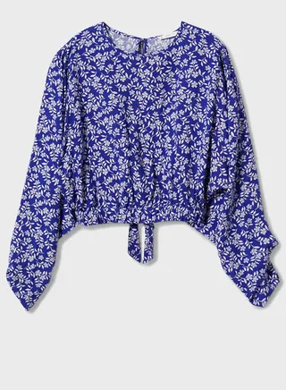 Kids Floral Knot Detail Top 