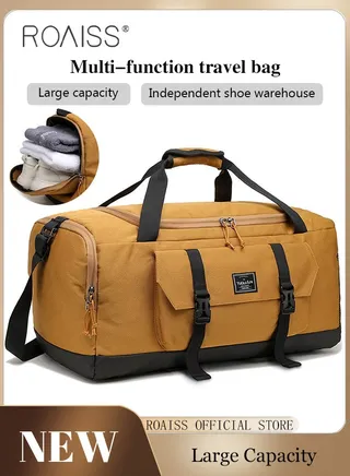 Large Capacity Outdoor Travel Bag Portable Suit Garment Storage Bag Foldable Business Luggage Bag with Multifunctional Organizer Suitable for Carrying and Storing Travel Essentials 