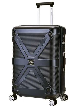 Hard Case Travel Bag Large Luggage Trolley Polycarbonate Lightweight Suitcase 4 Quiet Double Spinner Wheels With Tsa Lock KJ97 Night Blue 