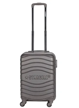 Single Hardside Spinner ABS Trolley Luggage With Number Lock 20 Inches 