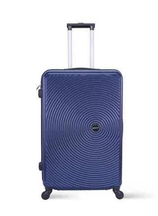 Astro Cabin Size ABS Hardside Spinner Luggage Trolley 20 Inch Navy 