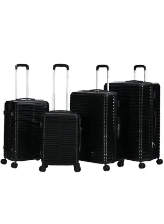 Suitcase Set of 4 PCS ABS Hardside Travel Luggage Bag 