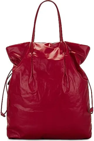 The Row Polly Tote in Red