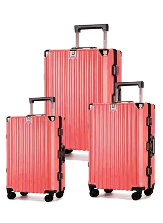 3 Pieces Aluminium Hardside 360 degree Spinner Wheels Trolley Luggage Set with TSA Lock 20/24/28 Inch 