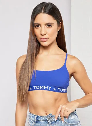 Logo Band Padded Bralette 