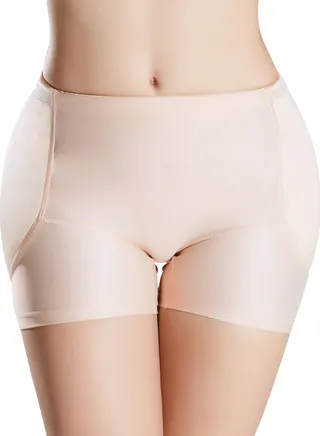 Women's Padded Seamless Shapewear Panties Hip Enhancer Underwear Shaper Shorts 