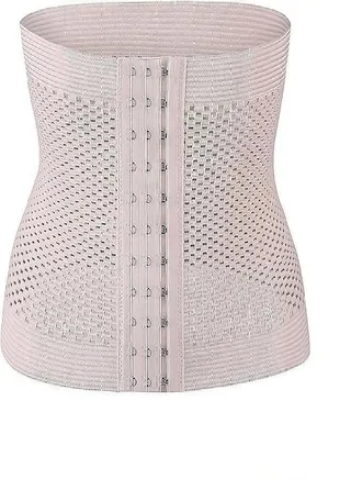 Postpartum waist trainer body shaper/Women waist training corsets shapewear/Tummy Tucker Post Pregnancy Recovery Belt (Beige) 
