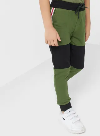 Cut & Sew Jogger With Tape