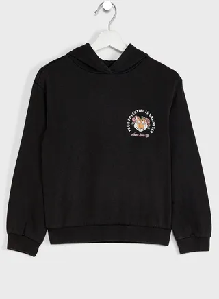Kids Back Graphic Hoodie 