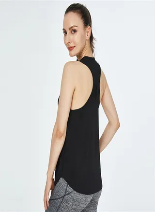 Women's Outdoor Sports Racerback Vest Black 