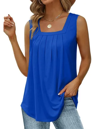Fashion Solid Color Women's New Sleeveless Vest 