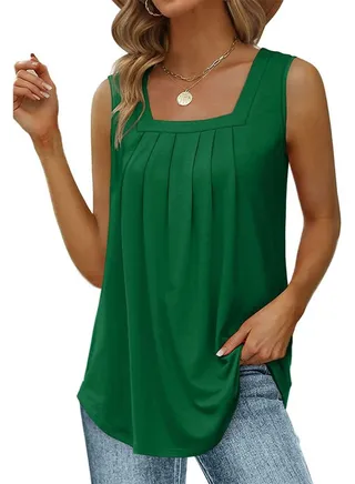 Fashion Solid Color Women's New Sleeveless Vest 