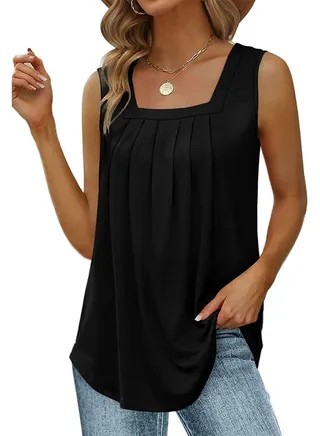 Fashion Solid Color Women's New Sleeveless Vest 