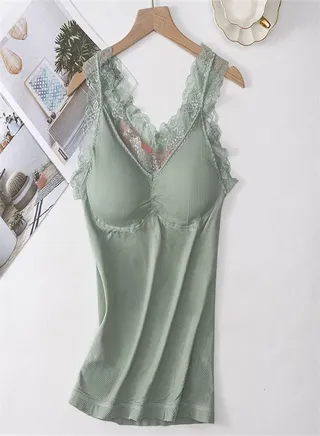 Body Beautifying Base Vest Green 